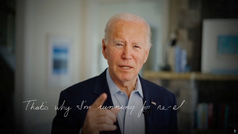 Joe Biden bejelentette indulását a 2024-es amerikai elnökválasztáson