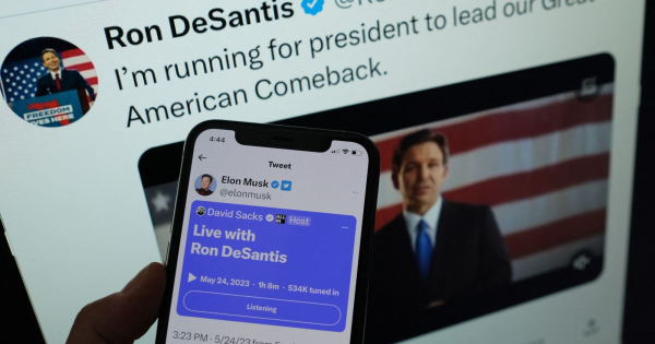 A Twitter technológiai összeomlása megzavarta Ron DeSantis 2024-es elnökválasztási kampányának bejelentését