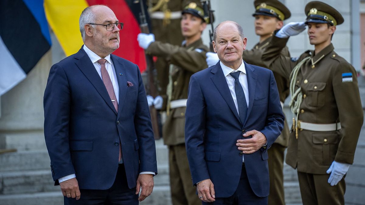 Scholz: Németország kész megvédeni a Baltikumot külső támadás esetén