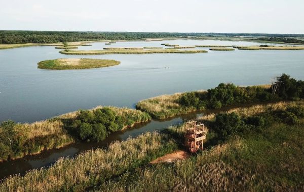 Épül a Tisza-tó legújabb vízről megközelíthető kilátója Tiszavalkon - VIDEÓ