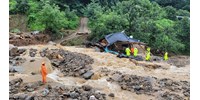  Már 35 halálos áldozata van a dél-koreai áradásoknak  