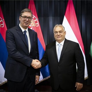 Orbán Viktor Szerbia elnökét fogadta