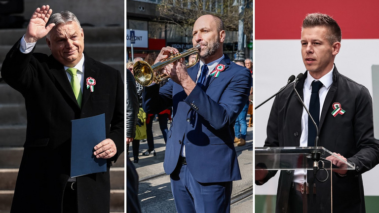 Zászlóbontás, pártalapítás, balhé és lökdösődés – így telt idén március 15.