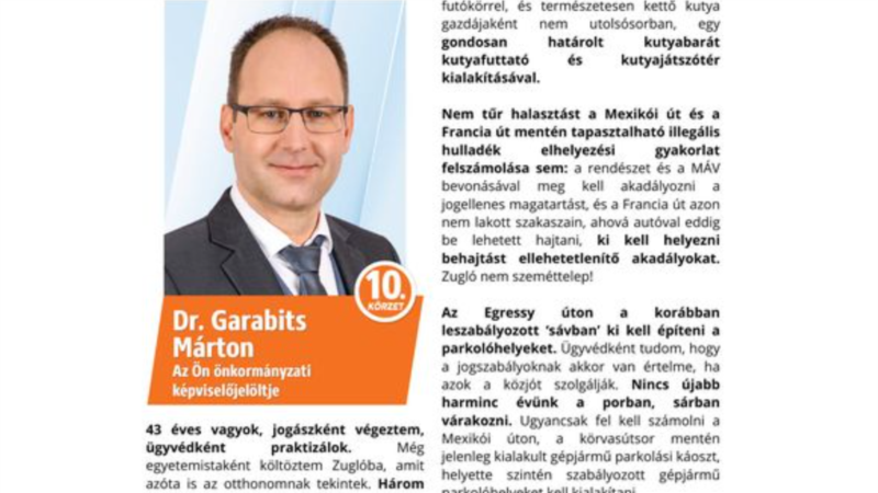 Schadl bizalmas ügyvédjét indítja a Fidesz egy zuglói körzetben 