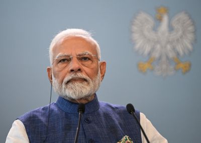 Megérkezett Kijevbe Narendra Modi indiai miniszterelnök