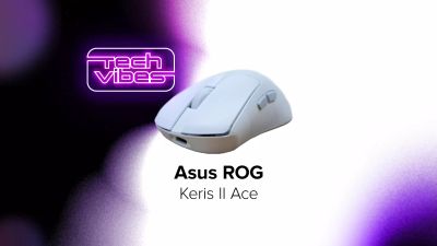 Ultrakönnyű és szupergyors wireless egér nejlonból? - Asus ROG Keris II Ace -Tech Vibes