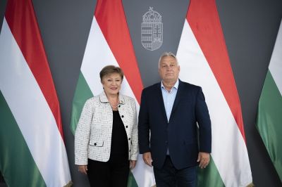 Az IMF vezérigazgatójával tárgyalt Orbán Viktor Budapesten