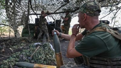 Így harcol az ukrán tüzérség Pokrovszknál 