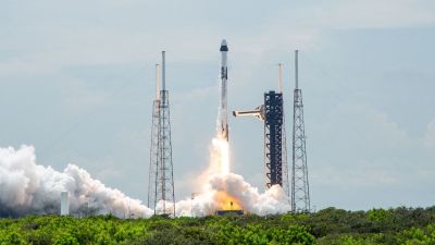 Landolt a Nemzetközi Űrállomáson a SpaceX űrhajója