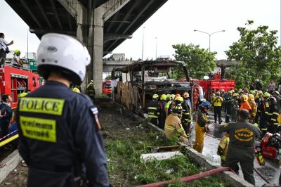 Több mint 20 gyerek halhatott meg egy buszbalesetben Thaiföldön