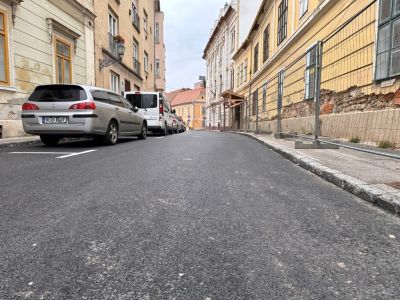 Újabb belvárosi utcában fejeződtek be a gázhálózati rekonstrukciós munkálatok