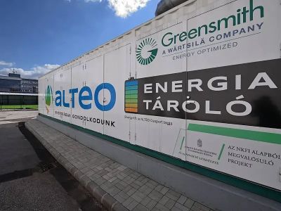 Hatalmas akkus energiatárolót adtak át Győrben