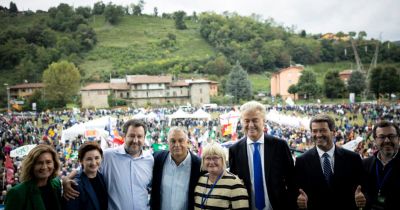 A Liga párt éves gyűlése Olaszországban