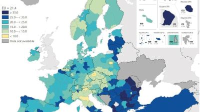 Kijöttek az uniós szegénységi adatok: így áll most Magyarország – térkép