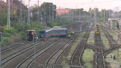 Kisiklott egy mozdony a Keleti pályaudvaron hétfő hajnalban