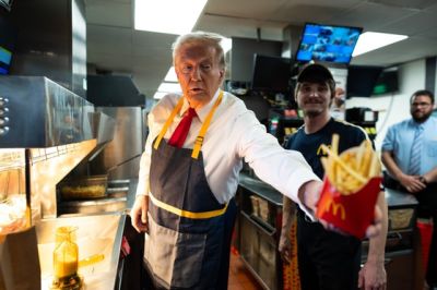  Teljesen hiábavalóan lett botrány Trump McDonald’sos krumplisütéséből  