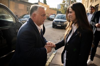 Orbán Viktor összemérte erejét Szentkirályi Alexandrával