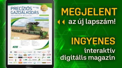 Megjelent és ingyenesen elérhető a legfrissebb Precíziós Gazdálkodás Interaktív Magazin!