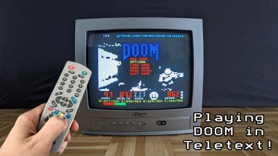 25 évet késett, de a TELETEXTBŐL is játszható a Doom