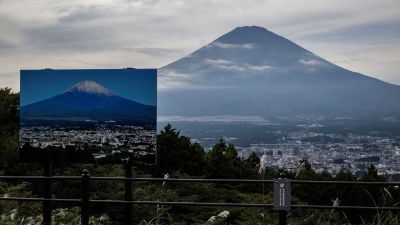 Leesett a hó a Fudzsi-hegyen