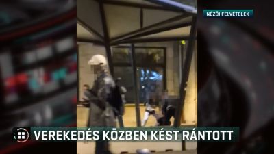 Videón a debreceni utcai késelés – Egy járókelő rögzítette