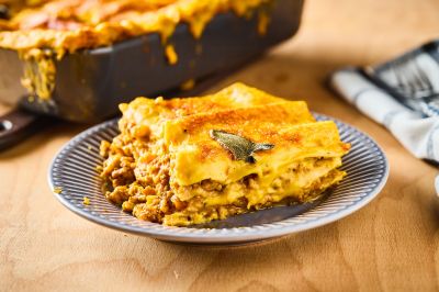 Pumpkin spice lasagne