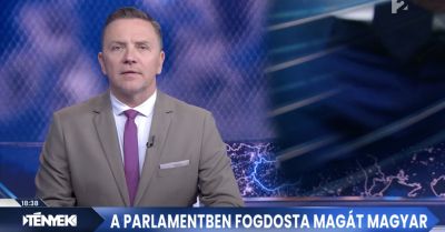 Eljárást indított a médiatanács a TV2 Magyar Péter péniszét mutogató híradója miatt