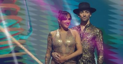 Mi történhetett? Tóth Gabi bekötött lábbal érkezett a DWTS stúdiójába - fotó