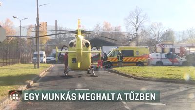 Egy soproni munkás meghalt a tűzben