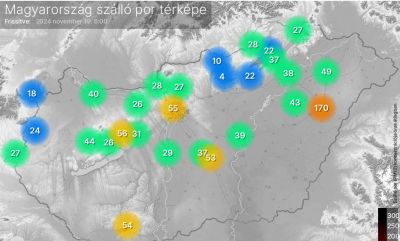 Tele van porral Debrecen levegője