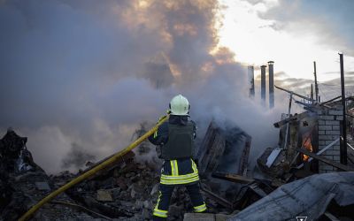 Több áldozata van az éjszakai orosz légitámadásnak Hluhivban