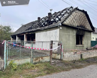 Tűz ütött ki egy családi házban a Komáromi járásban, ketten életüket vesztették