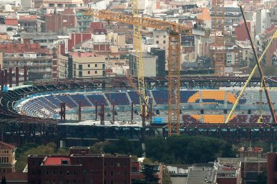 Februárban veszi birtokba az FC Barcelona a megújult stadiont