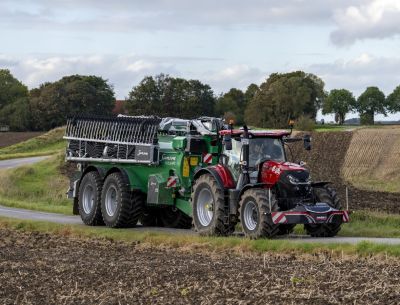 A Samson Agro és a Vredestein Tyres együttműködése, hígtrágyahordó tartálykocsi innovatív abroncstesztje