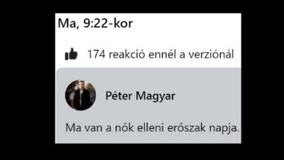 A nők elleni erőszakot akarta ünnepelni Magyar Péter, de végül meggondolta magát