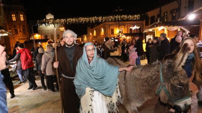 Advent utolsó hétvégéjén érkezik a Szent Család a belvárosba