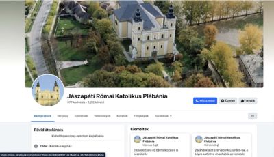  Öt napja csak pornót posztolnak a Jászapáti Római Katolikus Plébánia Facebook-oldalára  