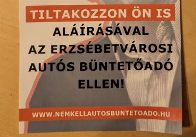 Vigyázz, valójában eltitkolt fideszes adathalászat a parkolásdíj-ellenes VII. kerületi szórólap