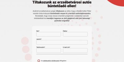 Állami megrendelésekben dúskáló NER-cég szervezi a parkolási reform elleni  erzsébetvárosi „civil” tiltakozást