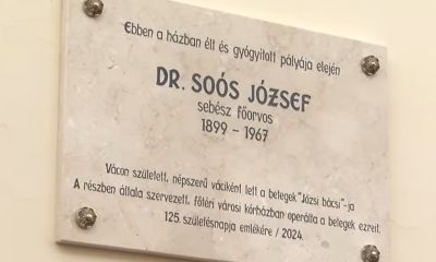 Emléktáblát kapott „a betegek Józsi bácsija”, Soós József – videó