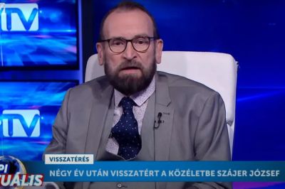 Szájer: Majd mindenki megszokja szépen, hogy én is járok az utcán