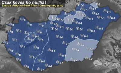 Van esély egy kevés hóra Szeged környékén is szerdán