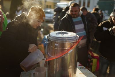 December 14-én Egerben rendeztek Szeretetlakomát a Krisna-hívők