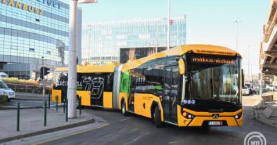 Itt az első magyar elektromos csuklós busz