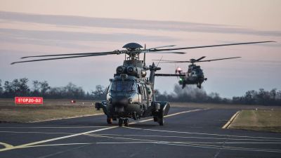 Katonai helikopterek érkeztek Szolnokra + fotók