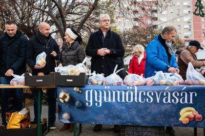 Kígyózó sorokban a DK gyümölcseiért