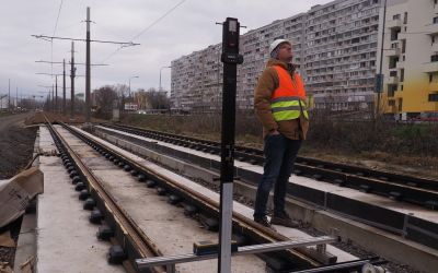 Megtette próbaútját az első villamos az új Pozsony–Ligetfalu vonalon