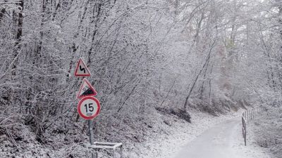 Fehér ruhát öltött a táj, téli csodavilággá változott a Mecsek