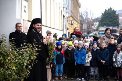 Idén is kántáltak a gyerekek a görögkatolikus püspökségen Nyíregyházán