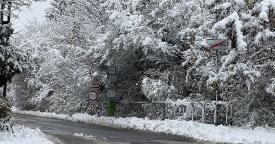 Szenteste elsősorban a hegyvidéki tájakon lehet hó